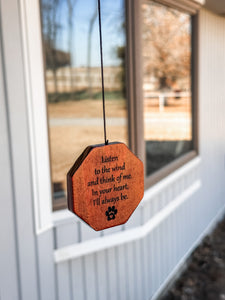 Engraved Wind Chimes