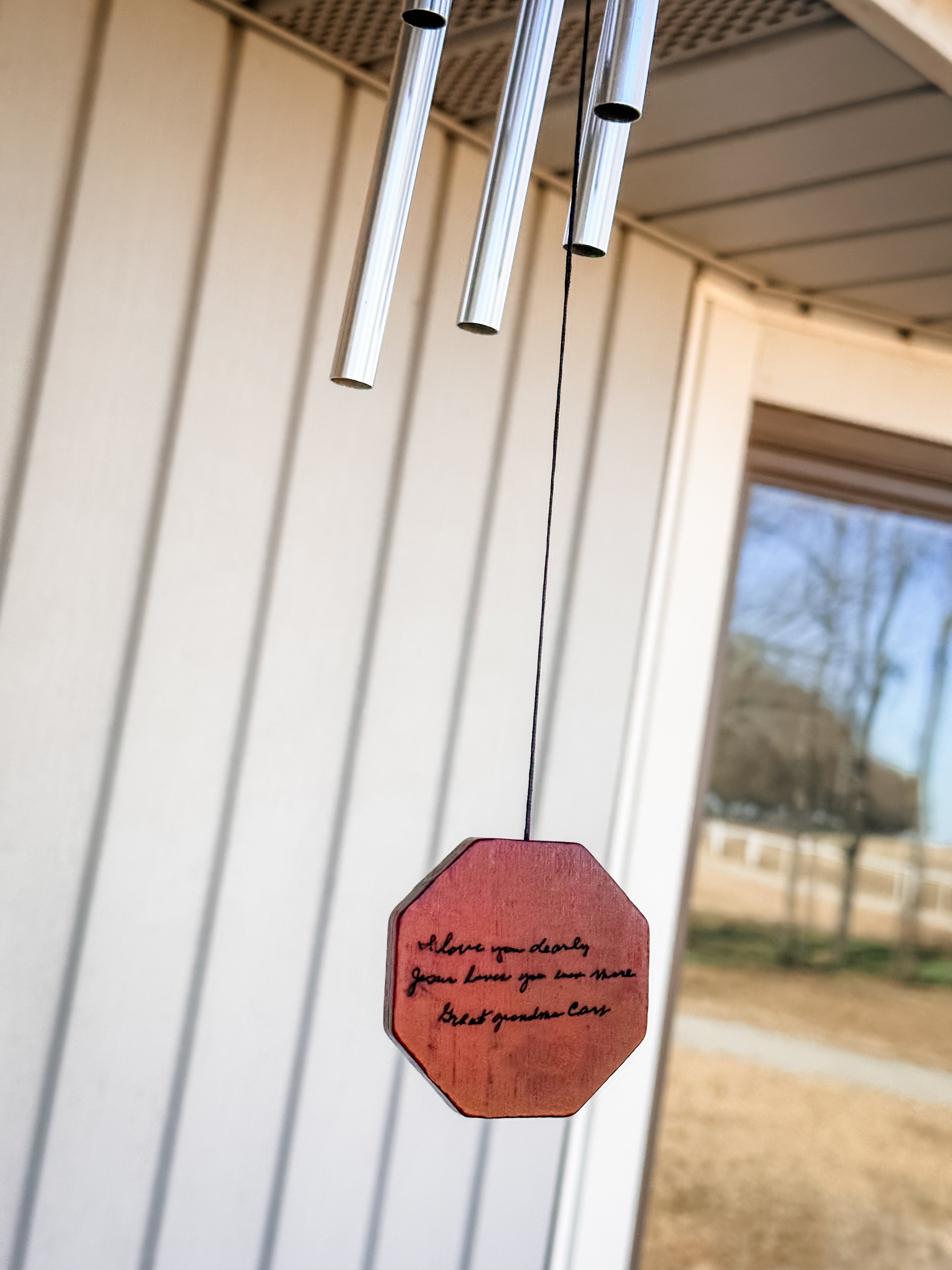 Engraved Wind Chimes