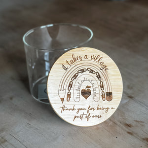 Personalized Glass Canister + Lid