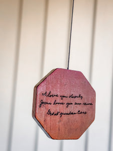 Engraved Wind Chimes