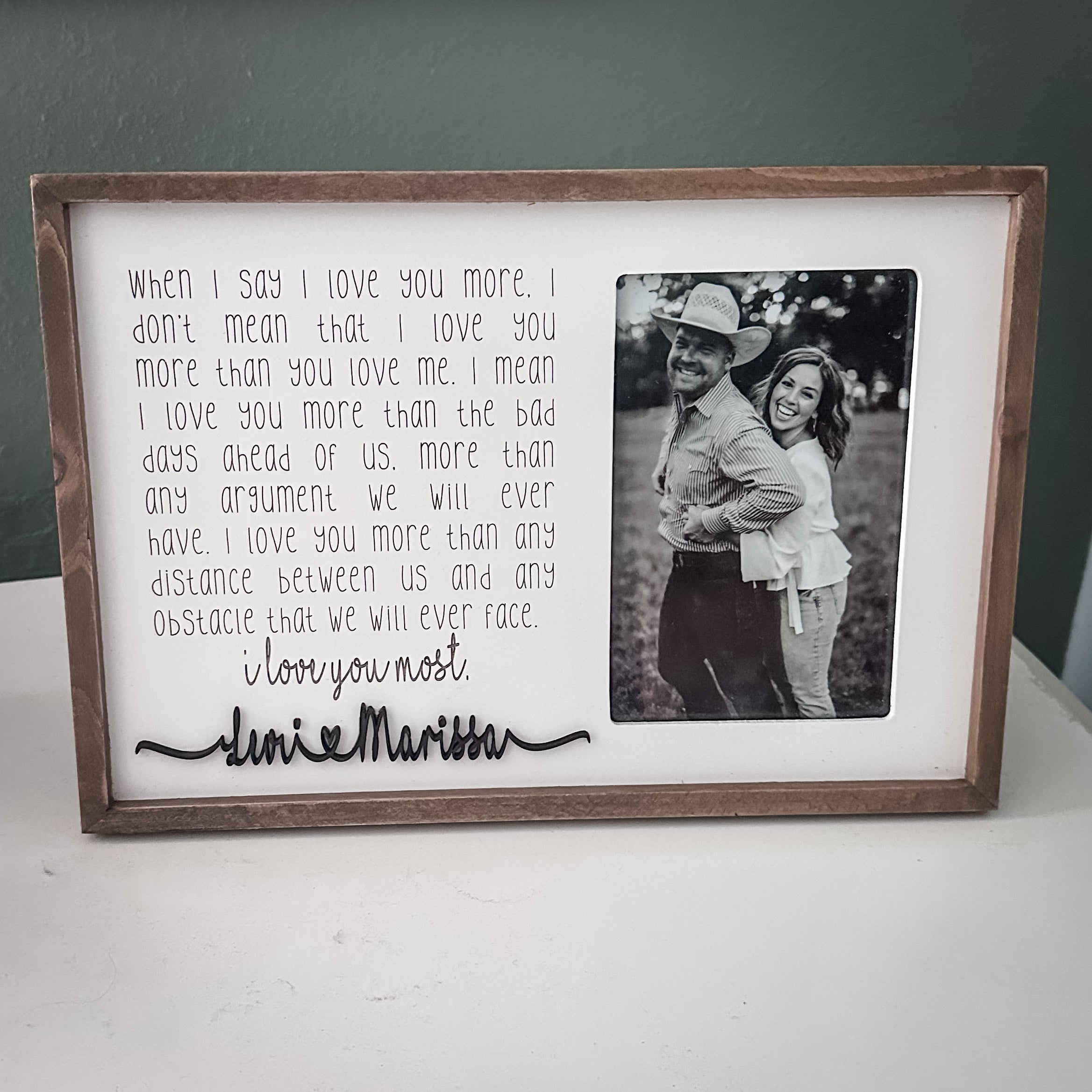 Engraved Photo Frame