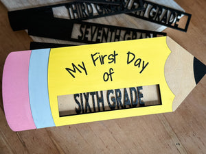 School Days Photo Prop