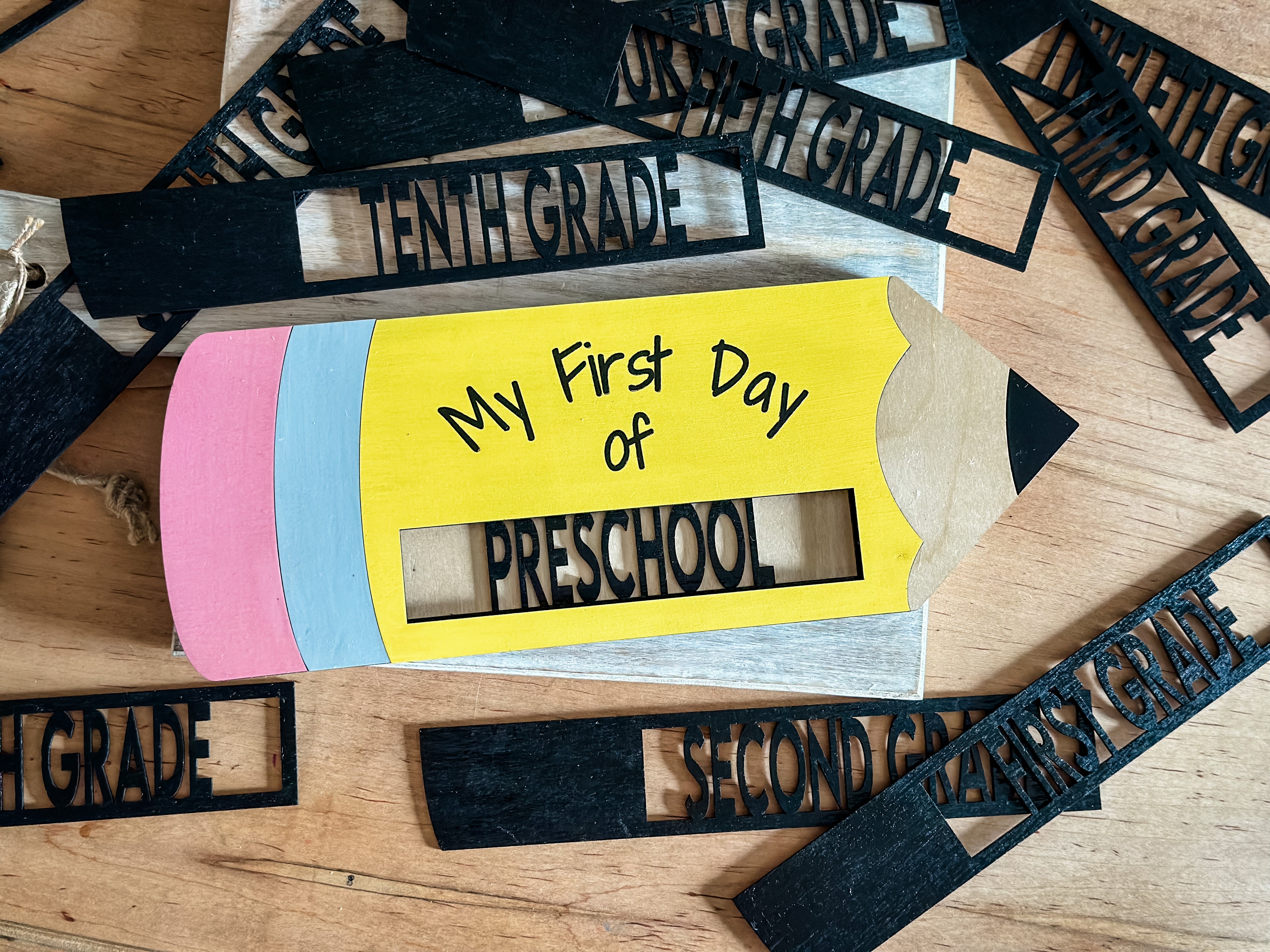 School Days Photo Prop