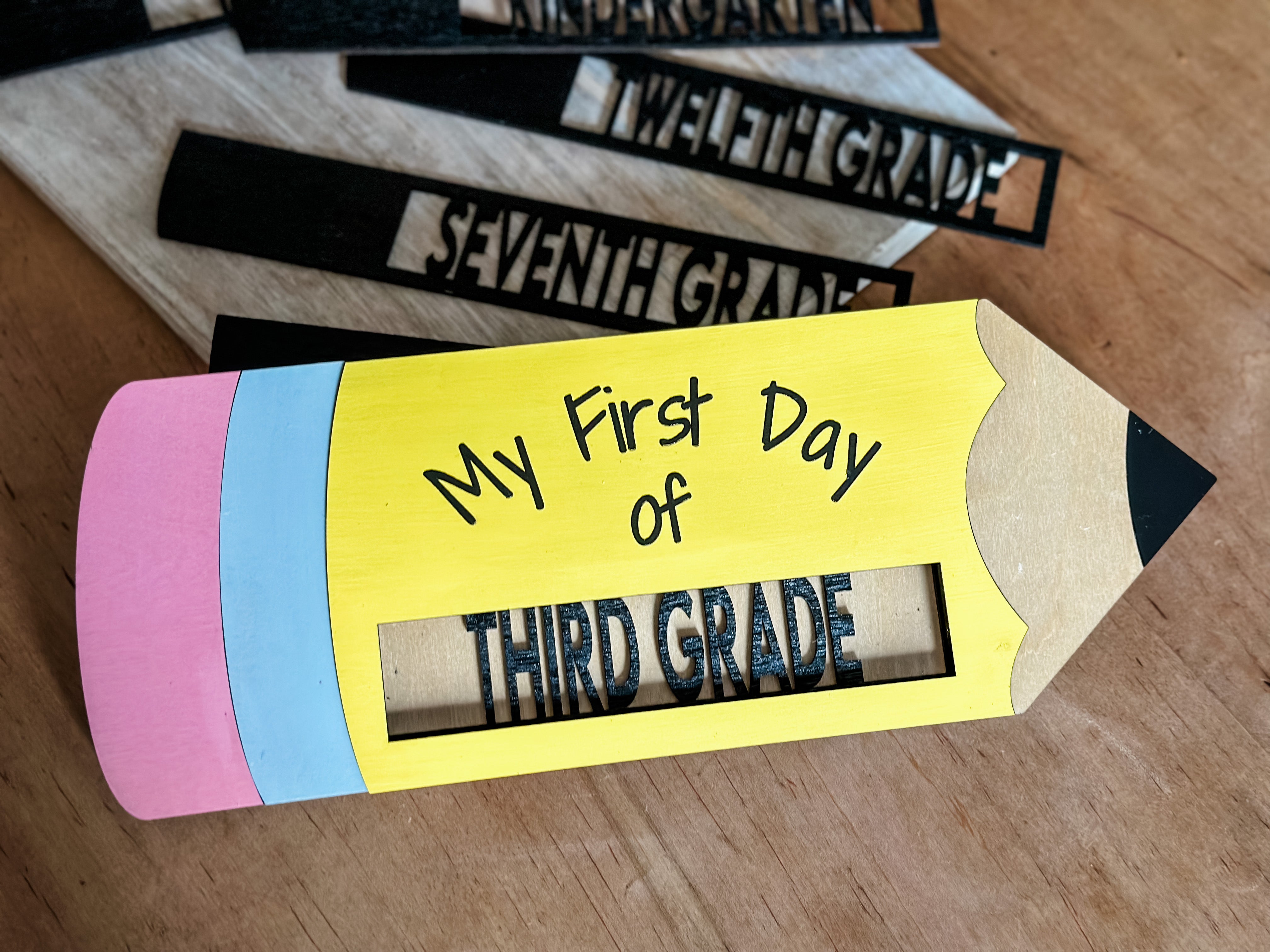 School Days Photo Prop