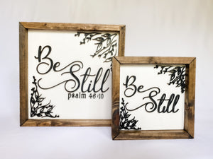 Be Still