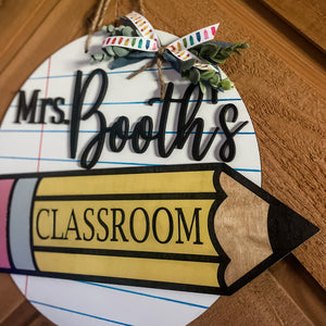 Classroom Pencil Hanger