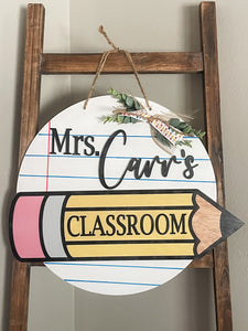 Classroom Pencil Hanger