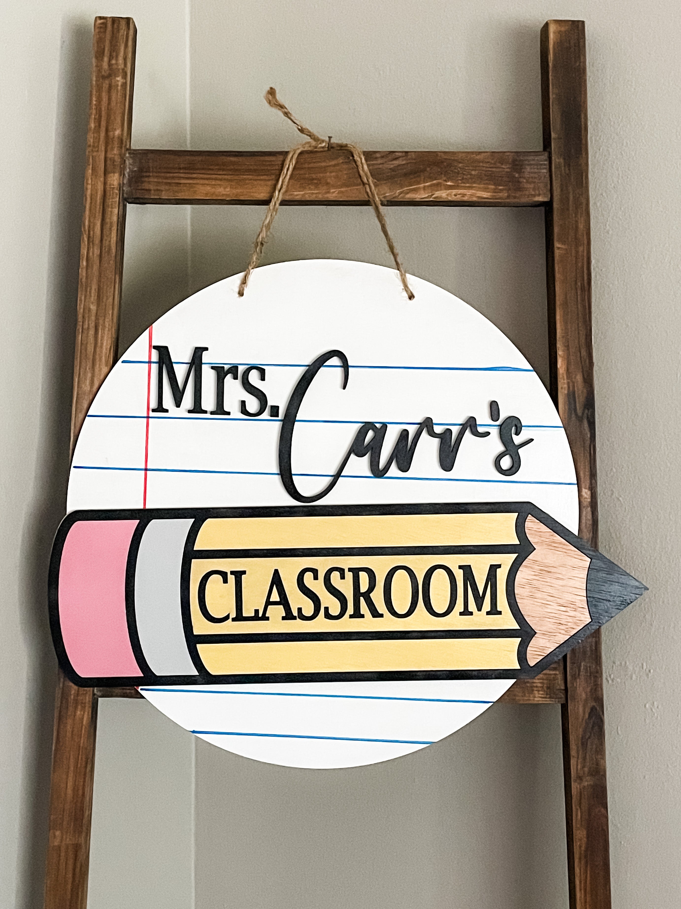 Classroom Pencil Hanger