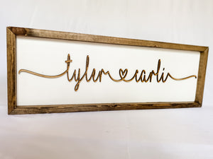 Personalized Name Heart Name