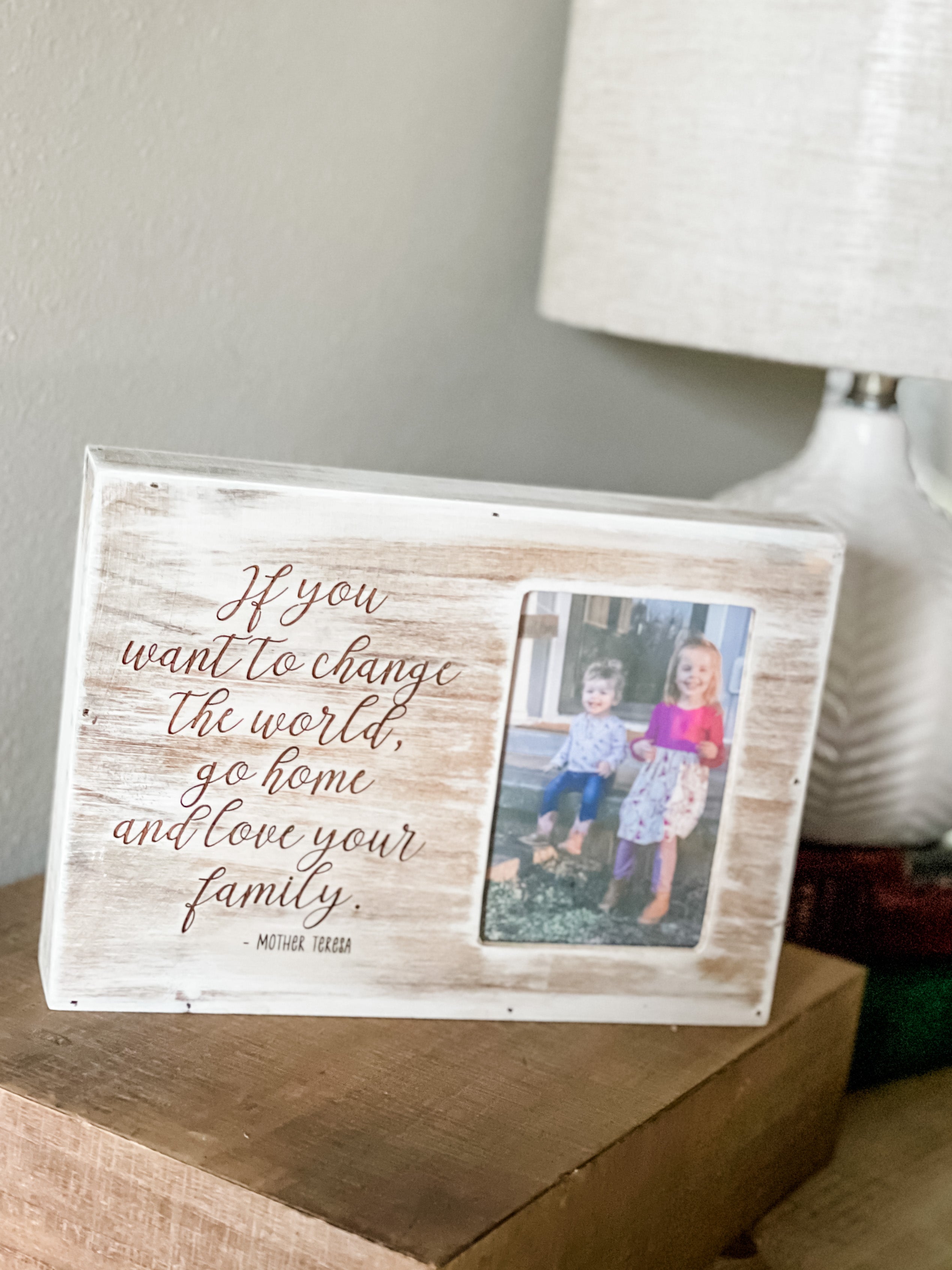 Custom Picture Frame - Quote of your choice!