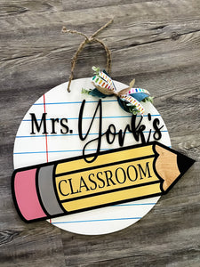 Classroom Pencil Hanger