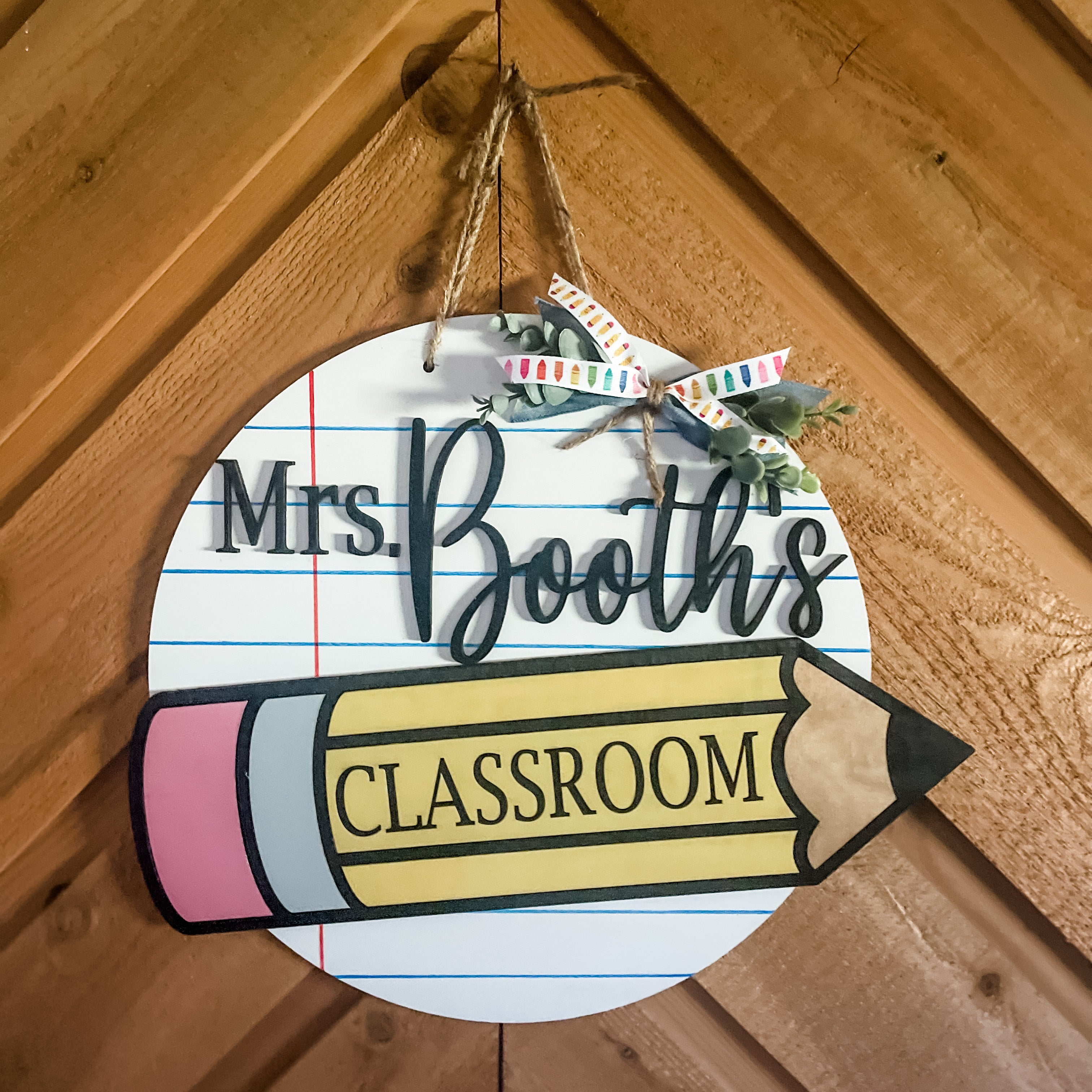 Classroom Pencil Hanger