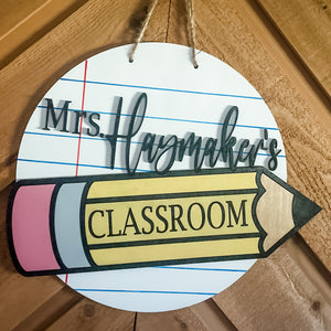 Classroom Pencil Hanger